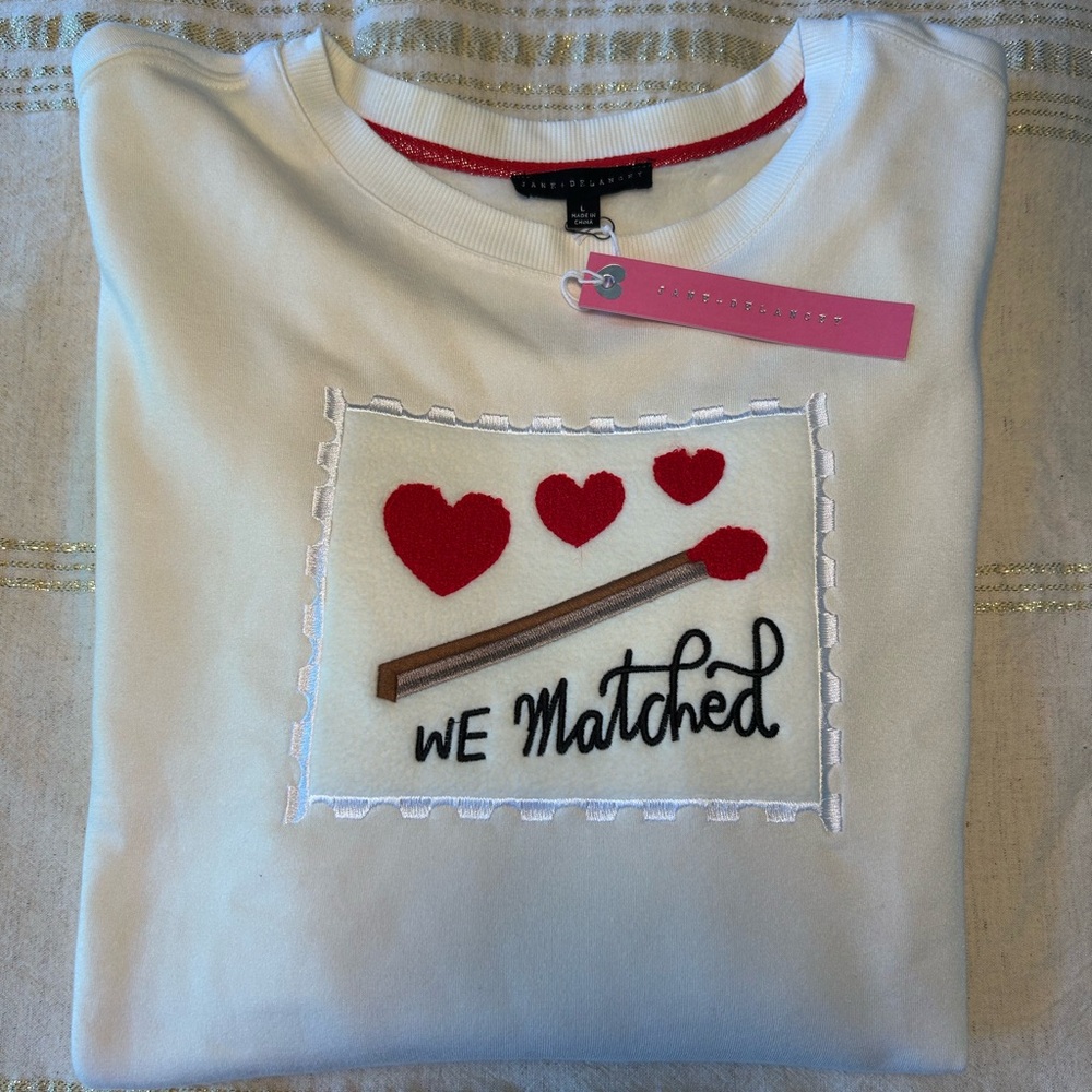 Jane & Delancey Women’s Sweatshirt Sz L